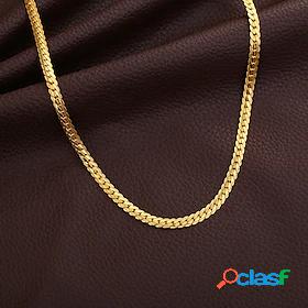 Womens Necklace Metalic Line Shape For Wedding Holiday Going