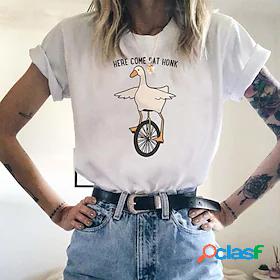 Womens T shirt Tee Green Pink Yellow Print Graphic Text