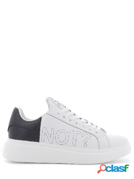 Ynot? Sneakers Cream con lacci e suola alta, YNP1400 05 -