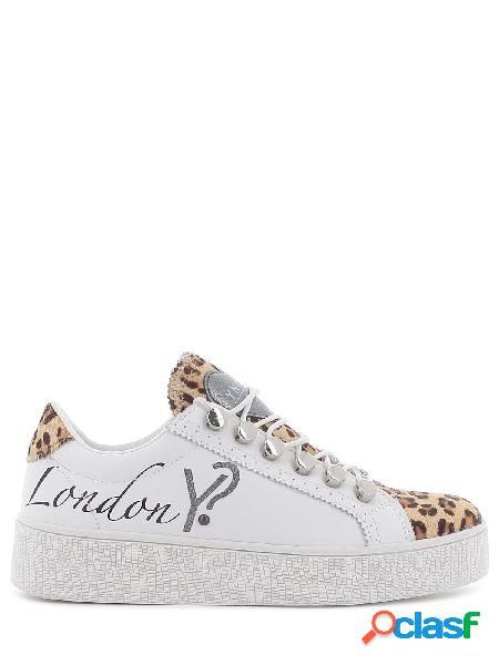 Ynot? Sneakers London in pelle con suola alta, YNI1000 04 -