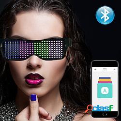 bluetooth app led occhiali personalizzabili occhiali