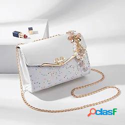 borsa a tracolla da donna con tracolla a tracolla in stile