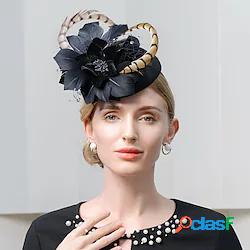 cappelli eleganti alla moda 100% lana con liscio / solido
