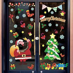 cartone animato babbo natale albero di natale pellicola per