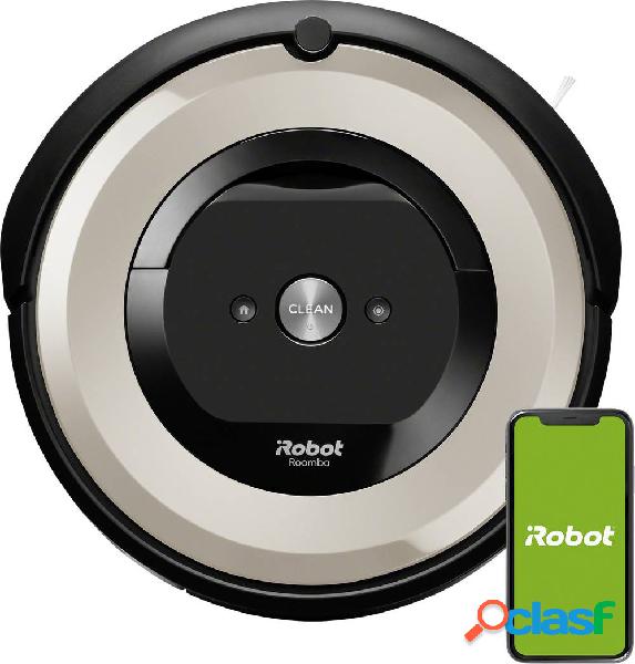 iRobot E5152 Robot aspirapolvere Nero, Argento