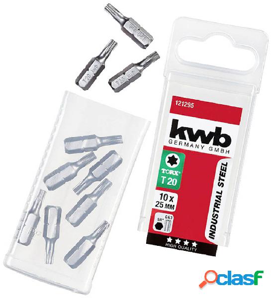 kwb 121295 Inserto TX T 20 Acciaio C 6.3 10 pz.