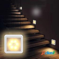 luce notturna a led sensore di movimento lampada da notte