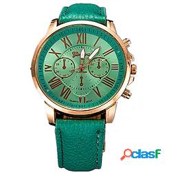 orologio al quarzo per analogico al quarzo casual tre occhi