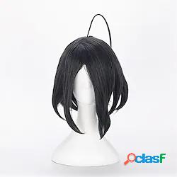 parrucca cosplay allister spada e scudo corta parrucca