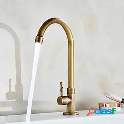 rubinetto da cucina, rubinetto da cucina in ottone con