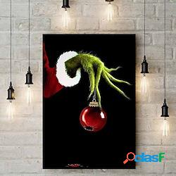 1 pannello grinch natale stampe wall art moderna immagine