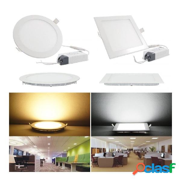 10 PANNELLO FARETTO FARO TONDO QUADRATO A LED 6-12-18 W AD