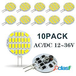 10pcs led bi pin luci 24led ac/dc12v-36v corrente costante