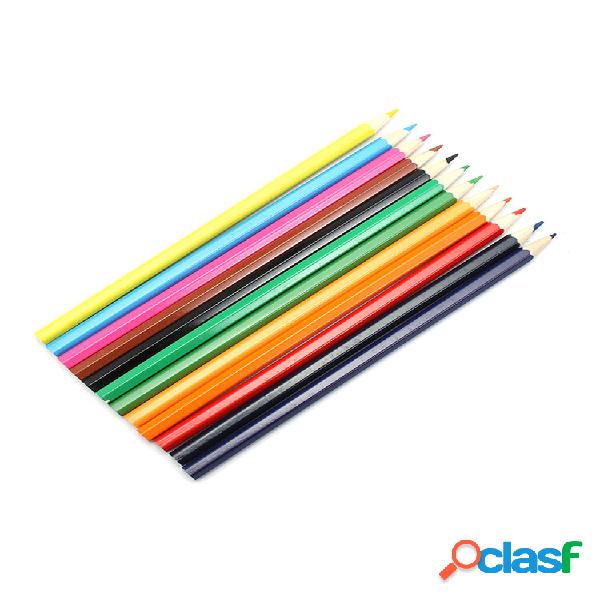 12 Pz / pacco Matita colorata cartone animato adorabile