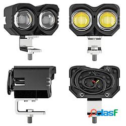 2 pz moto fendinebbia interruttore alto basso flash led