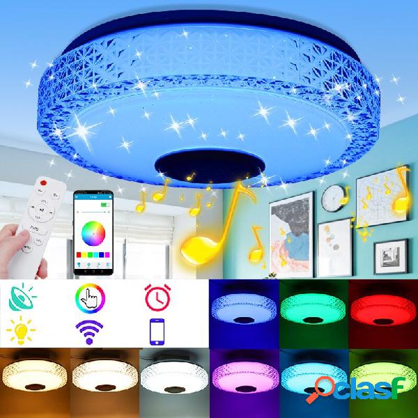 220V RGB LED Soffitto musicale lampada APP Bluetooth