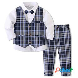 3 pezzi Bambino (1-4 anni) Da ragazzo Camicia e pantaloni