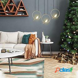35cm lampada a sospensione design singolo in metallo led