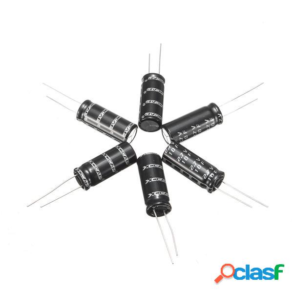 5 pezzi 2.7V 10F Condensatore cilindrico Ultra Super Farad