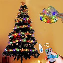 5m natale led nastro lucine decorazioni telecomando 8