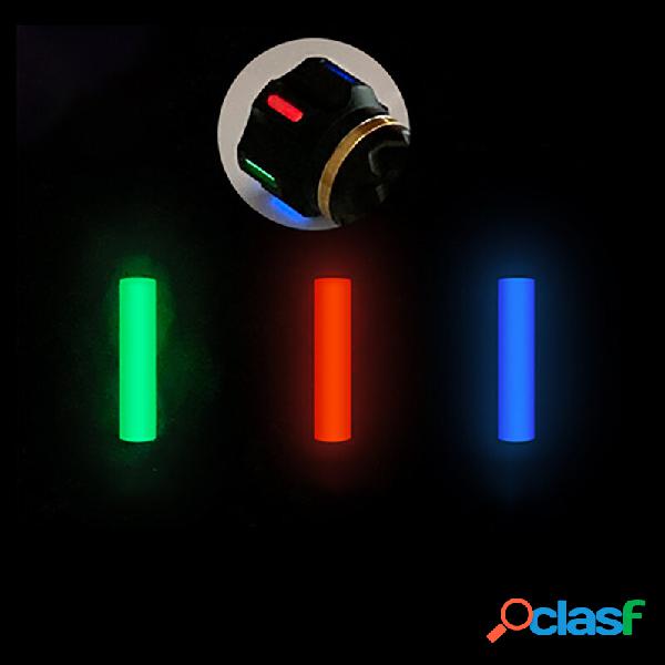 6 PZ LUMINTOP 3*11mm Luminoso bastone Tubo Auto-luminoso