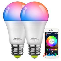 6 lampadine a led intelligenti wifi da 10 w funzionano con