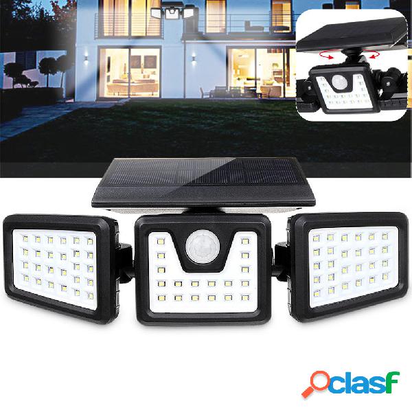 70 LED solare Lampada da parete con sensore di movimento