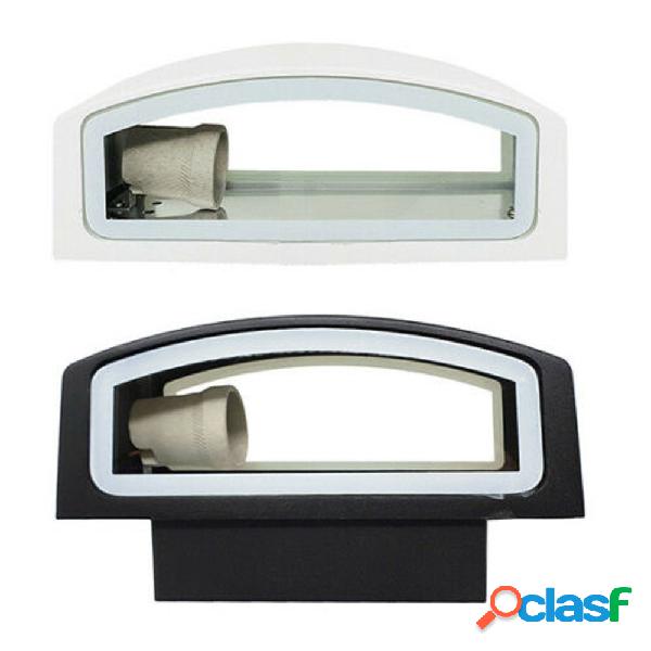 APPLIQUE ESTERNO 2 VIE E27 MAX 60 LAMPADA FARETTO DA PARETE