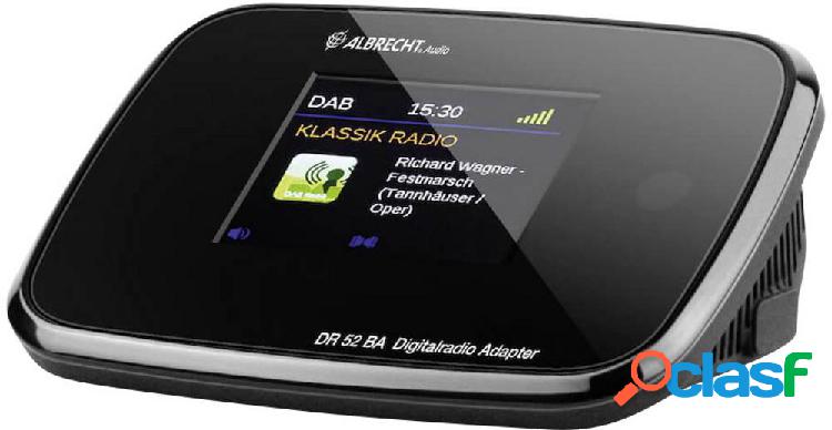 Albrecht DR 52 BA Sintonizzatore radio DAB+, FM Bluetooth