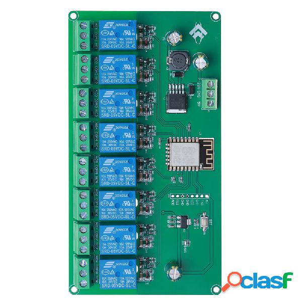 Alimentatore 5V / 7-28V 8 canali ESP8266 Modulo relè WIFI a