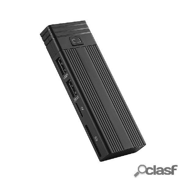 Alloggiamento SSD M.2 a doppio protocollo da Type-C a Type-C