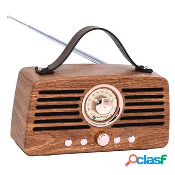 Altoparlante Bluetooth per radio FM retrÃ² creativo -