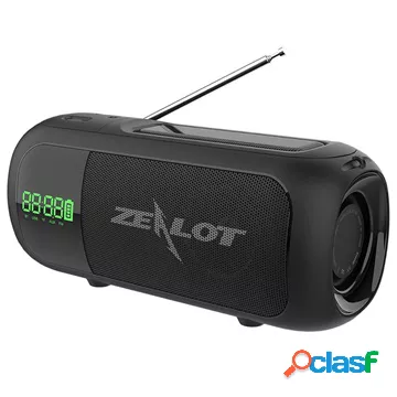 Altoparlante solare Bluetooth Zealot A5 / Radio FM con luce