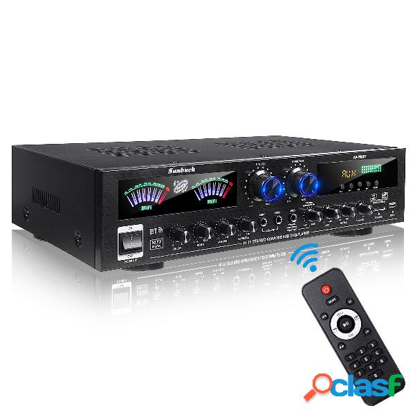 Amplificatore Bluetooth AV555BT Mini HIFI Amplificatore di