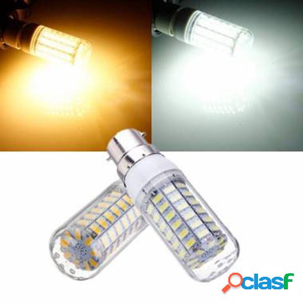 B22 7,5W Bianco / Bianco caldo 5730 SMD 69 LED Lampadina a
