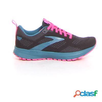 BROOKS Revel 5 scarpa da running - nero blu rosa