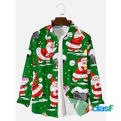 Babbo Natale Alberi di Natale Top o camicia Stile Carnevale