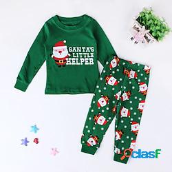 Bambino (1-4 anni) Da ragazzo 2 pezzi Natale Set pigiama