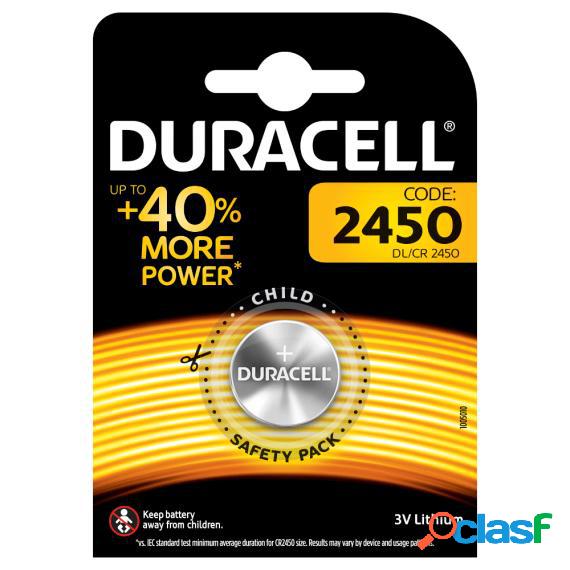 Batteria Duracell Cr2450 Al Litio Da 3V Lithium Dl2450