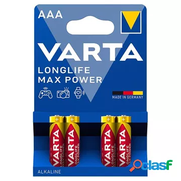 Batteria Varta Longlife Max Power AAA 4703101404 - 1260 mAh