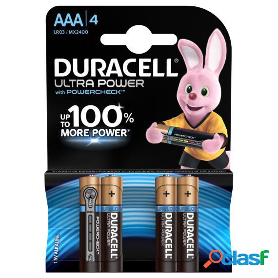 Batterie Duracell Aaa Ultra Power Alcaline 4 Ministilo Aa