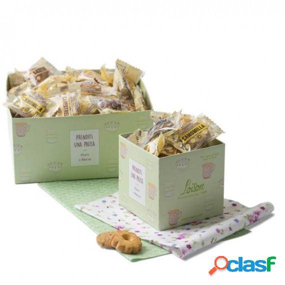 Biscotti al burro assortiti - Loison - scatola da 200