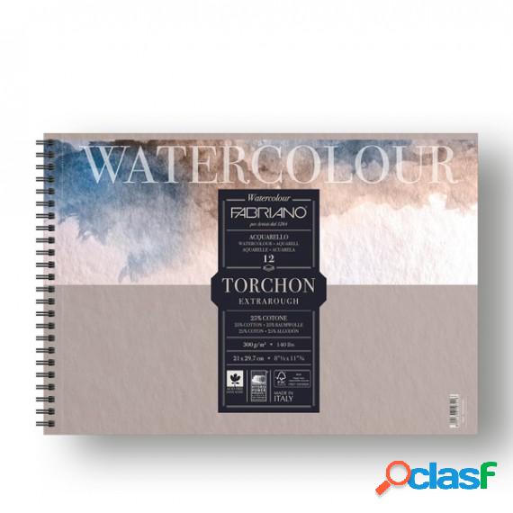 Blocco Watercolour Torchon - 21x29,7cm - 12 fogli - 300gr -