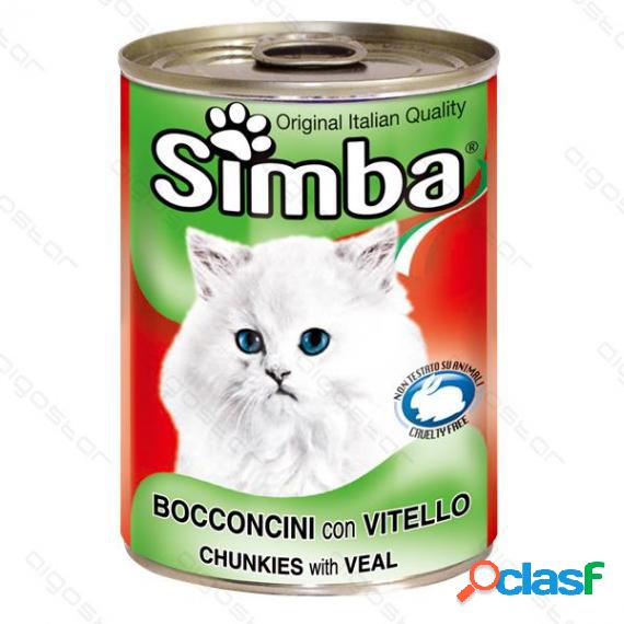 Bocconcini Con Vitello Per Gatti 415Gr Simba - Made In Italy