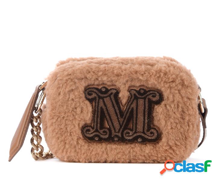 Borsa a tracolla Max Mara tessuto Teddy