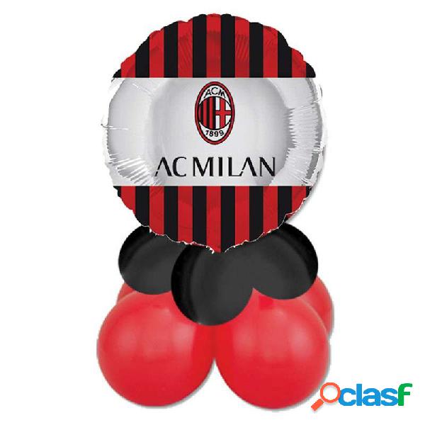 CENTROTAVOLA PALLONCINI CON FOIL AC MILAN