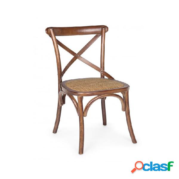 CONTEMPORARY STYLE - Sedia cross eco marrone, scopri le