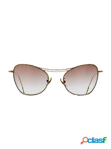 CUTLER AND GROSS OCCHIALI DONNA 1307GPL01CHAMPAGNE METALLO