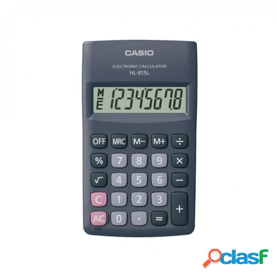 Calcolatrice tascabile HL - 815L BL - 8 cifre - grigio -