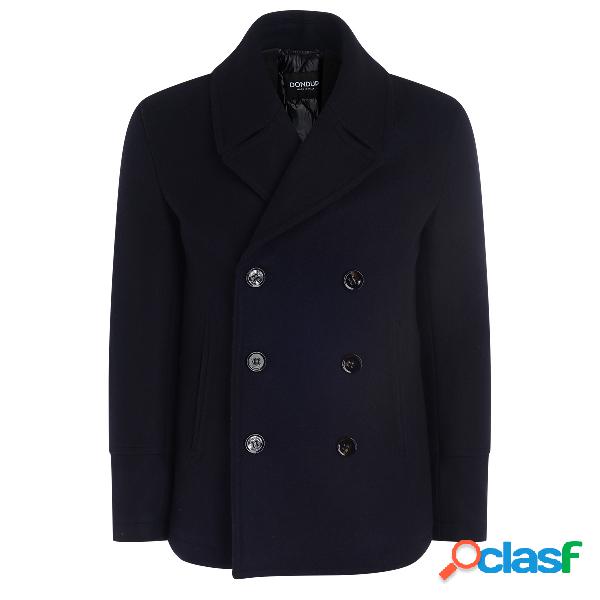 Cappotto Dondup in panno blu